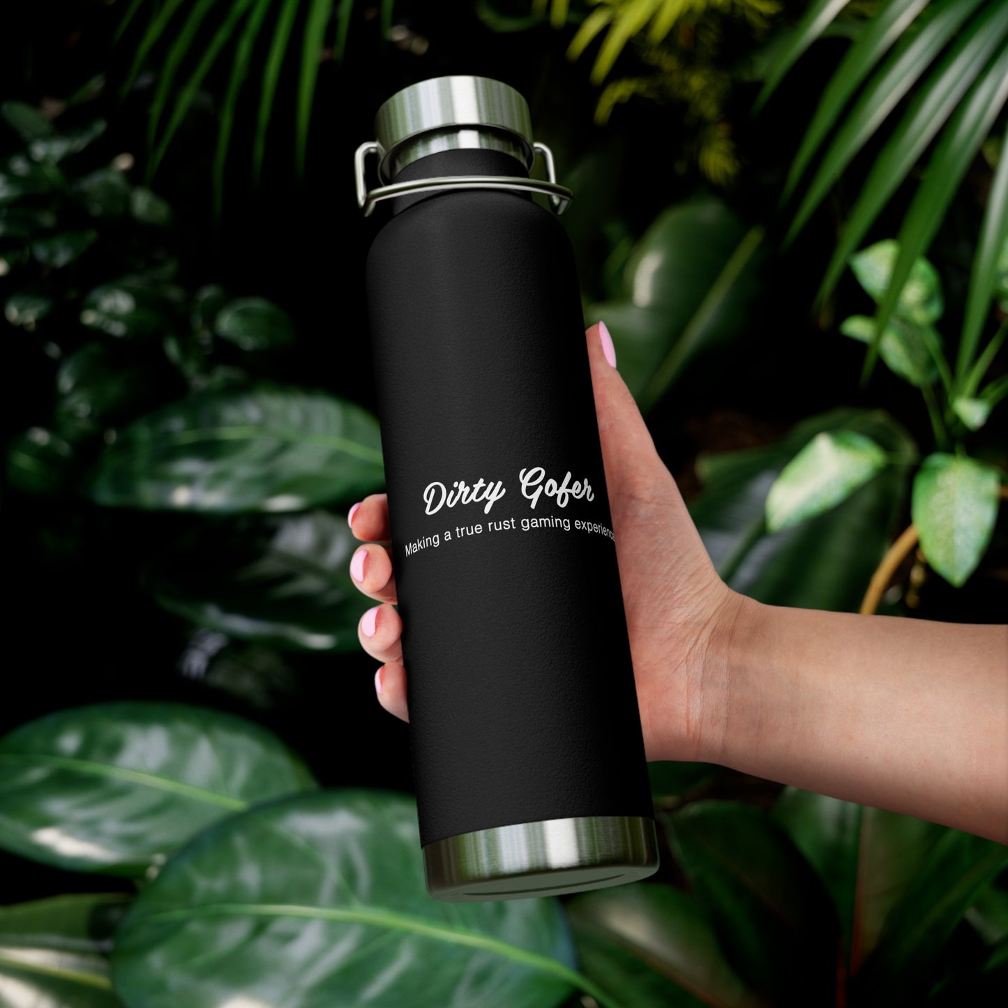 Dirty Gofer Network Copper Insulated Drink Bottle – 22oz
