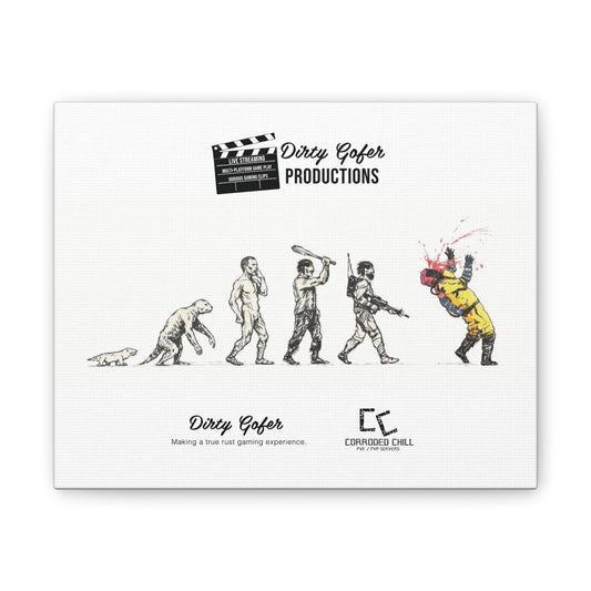 Dirty Gofer Productions – “Evolution of a Rust Gamer” Canvas
