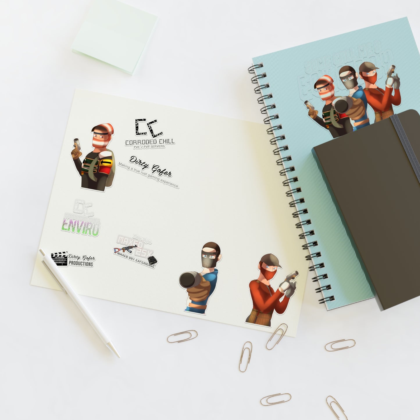 Dirty Gofer Network Stickers – Including Limited Edition Eoka Boyz Designs